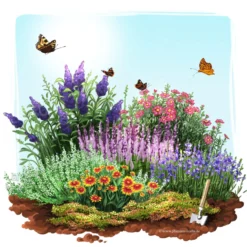 Schmetterlingsstauden Set, 19 Pflanzen Für 3 M², Bunt